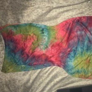Tie Dye Tubes Dress